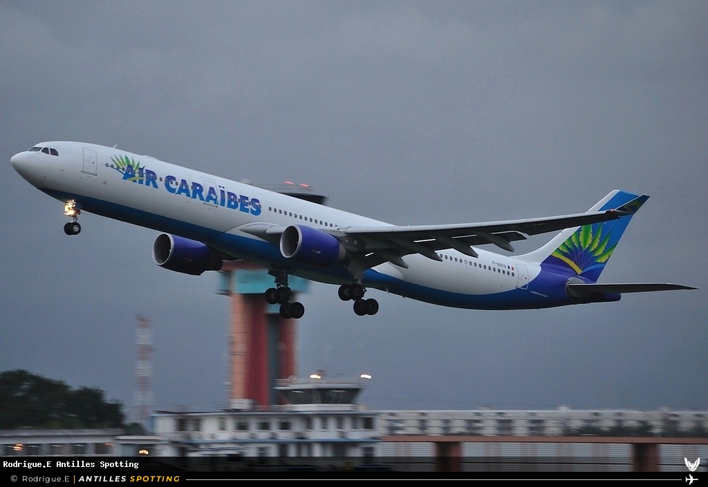 F-GOTO · Airbus A330-300, Air Caraïbes, Pointe-à-Pitre – Maryse Condé