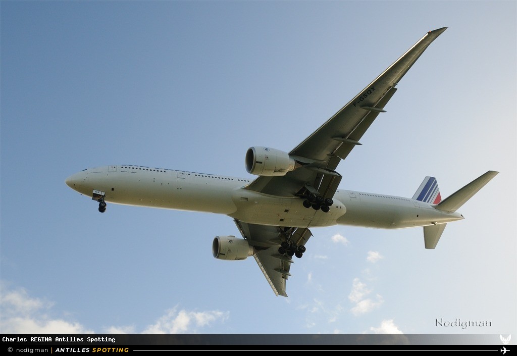 F-GSQX · Boeing 777-300ER, Air France, Martinique – Aimé Césaire