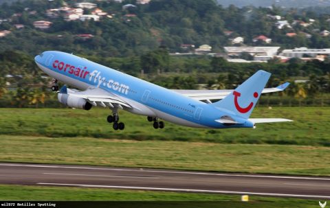 F-HBIL · Airbus A330-200, Martinique – Aimé Césaire
