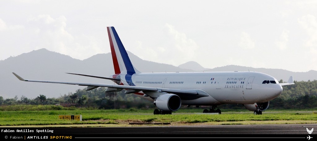 F-RARF · Airbus A330-200, République Française - COTAM, Martinique – Aimé Césaire