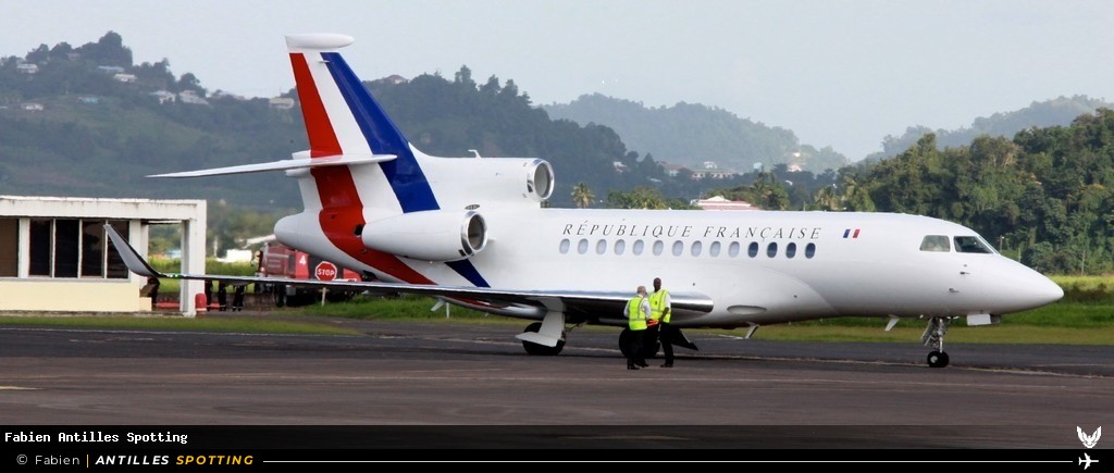 F-RAFB · Dassault Falcon 7X, République Française - COTAM, Martinique – Aimé Césaire