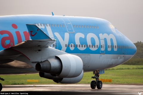 F-HSEA · Boeing 747-400, Pointe-à-Pitre – Maryse Condé