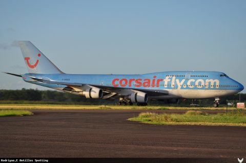 F-HSEA · Boeing 747-400, Pointe-à-Pitre – Maryse Condé