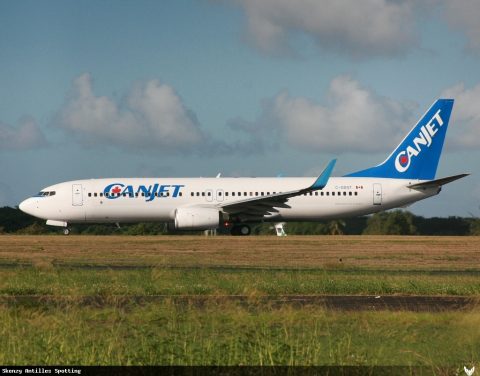 C-GDGT · Boeing 737-800, Pointe-à-Pitre – Maryse Condé