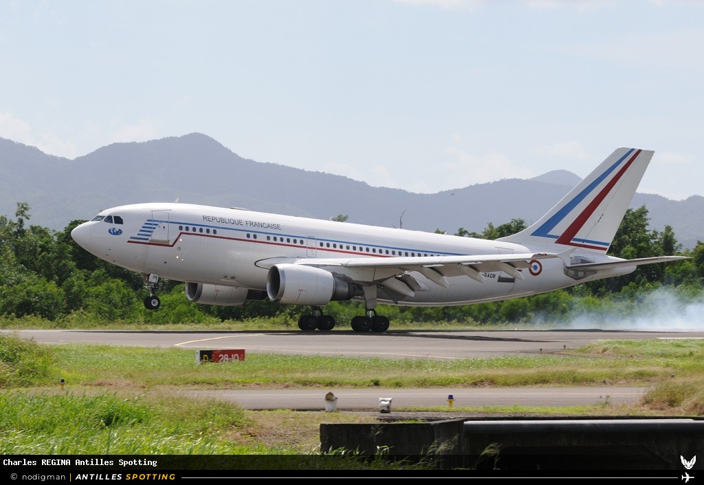 F-RADB · Airbus A310, Armée de l'Air, Martinique – Aimé Césaire