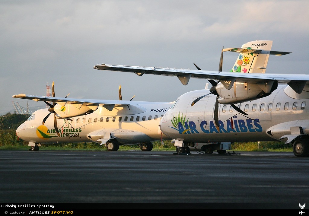 F-OIXH · ATR 42-500, Air Antilles Express, Pointe-à-Pitre – Maryse Condé