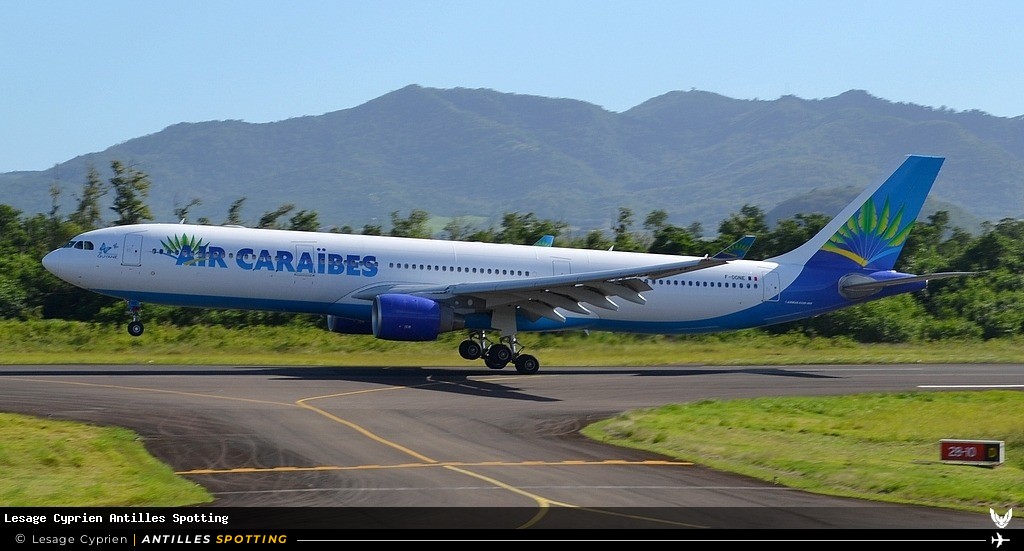 F-OONE · Airbus A330-300, Air Caraïbes, Martinique – Aimé Césaire