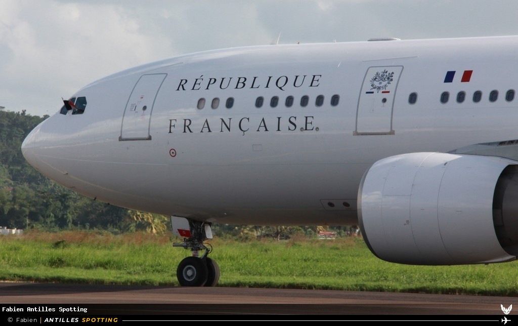 F-RARF · Airbus A330-200, République Française - COTAM, Martinique – Aimé Césaire
