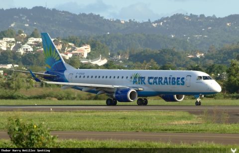 F-OSUD · Embraer E190, Martinique – Aimé Césaire