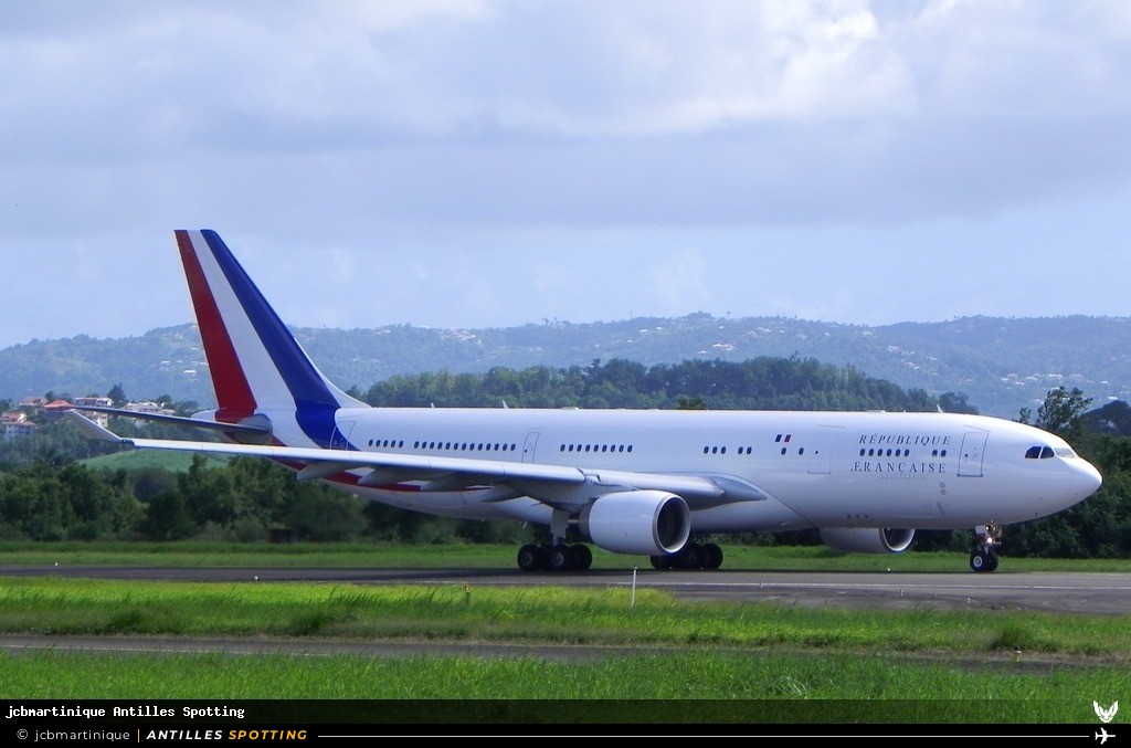F-RARF · Airbus A330-200, République Française - COTAM, Martinique – Aimé Césaire