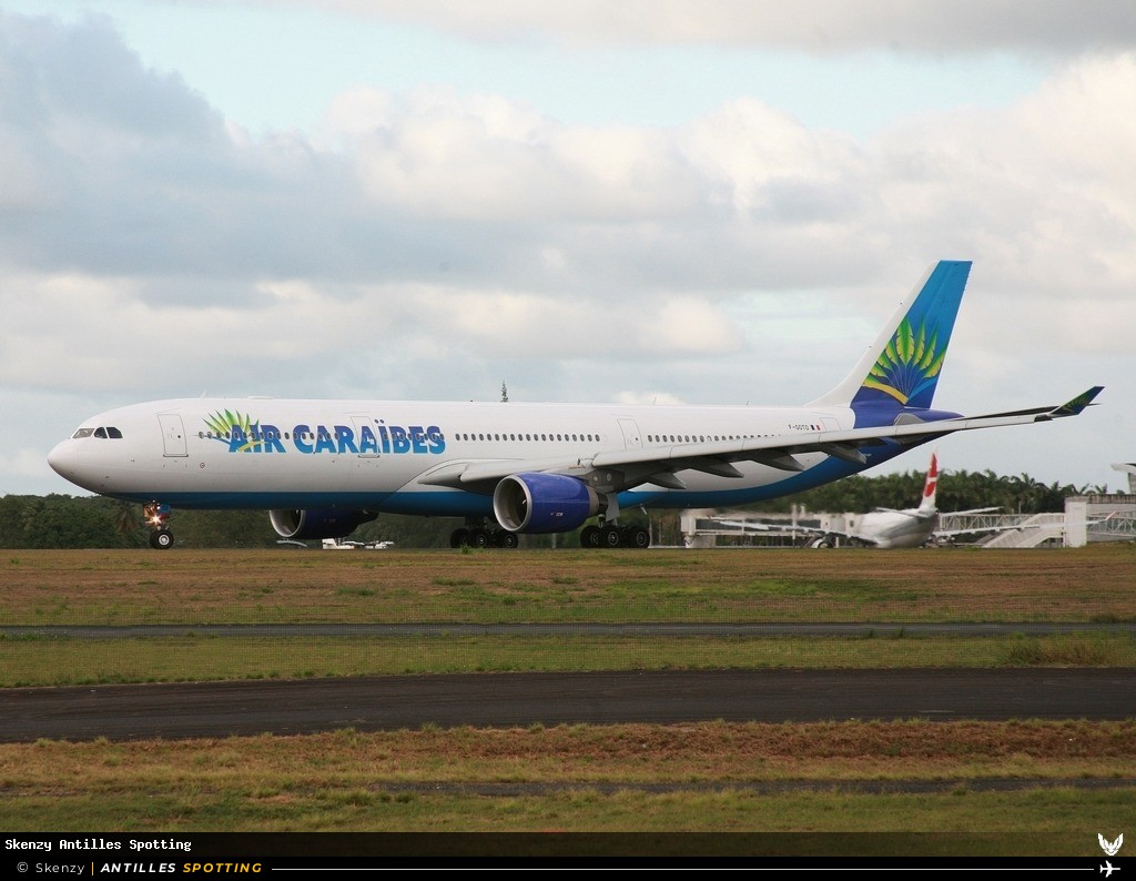 F-GOTO · Airbus A330-300, Air Caraïbes, Pointe-à-Pitre – Maryse Condé