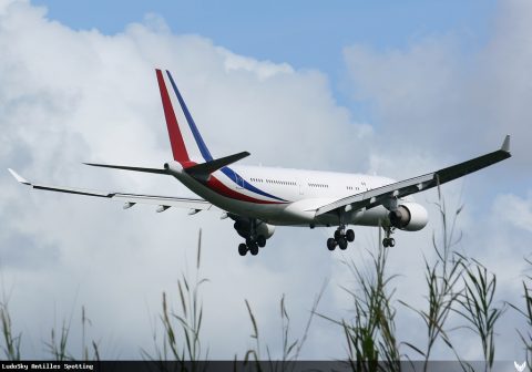 F-RARF · Airbus A330-200, Pointe-à-Pitre – Maryse Condé