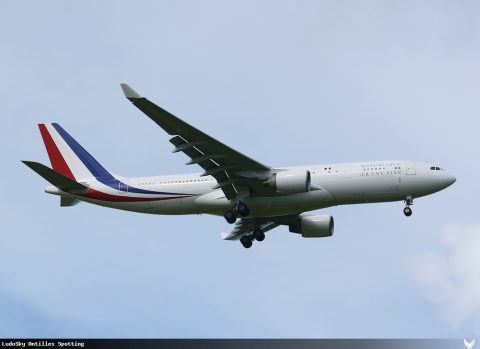 F-RARF · Airbus A330-200, Pointe-à-Pitre – Maryse Condé