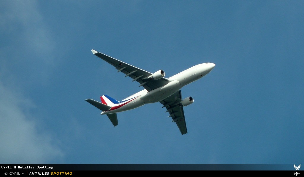 F-ZWUG · Airbus A330-200, République Française, Martinique – Aimé Césaire