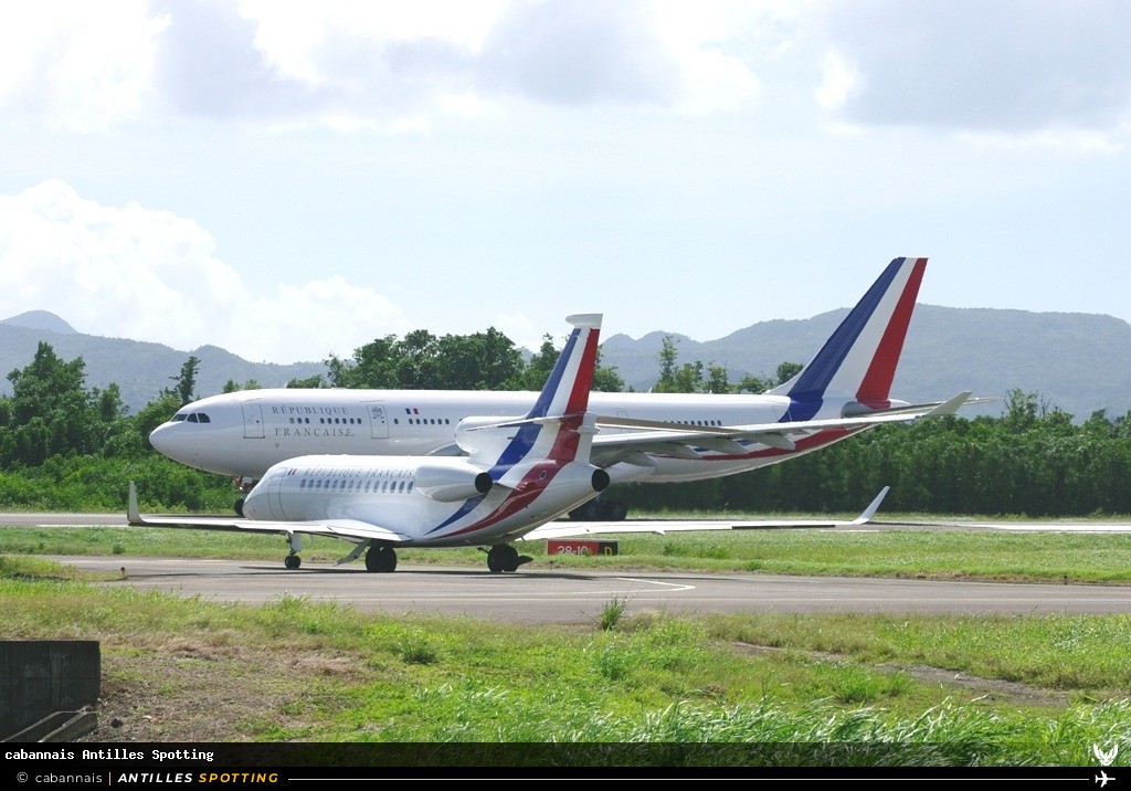 F-RAFB · Dassault Falcon 7X, République Française - COTAM, Martinique – Aimé Césaire