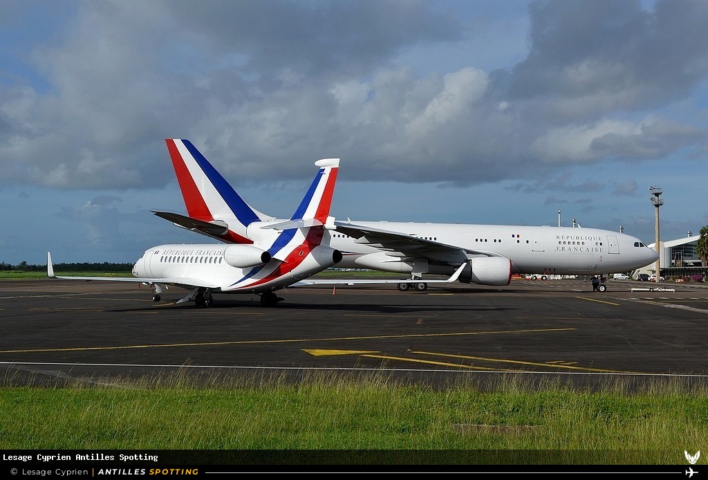 F-ZWUG · Airbus A330-200, République Française, Martinique – Aimé Césaire