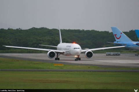 F-GSQT · Boeing 777-300ER, Pointe-à-Pitre – Maryse Condé