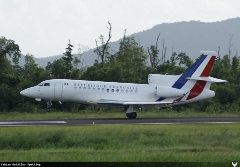 F-RAFB · Dassault Falcon 7X, Martinique – Aimé Césaire