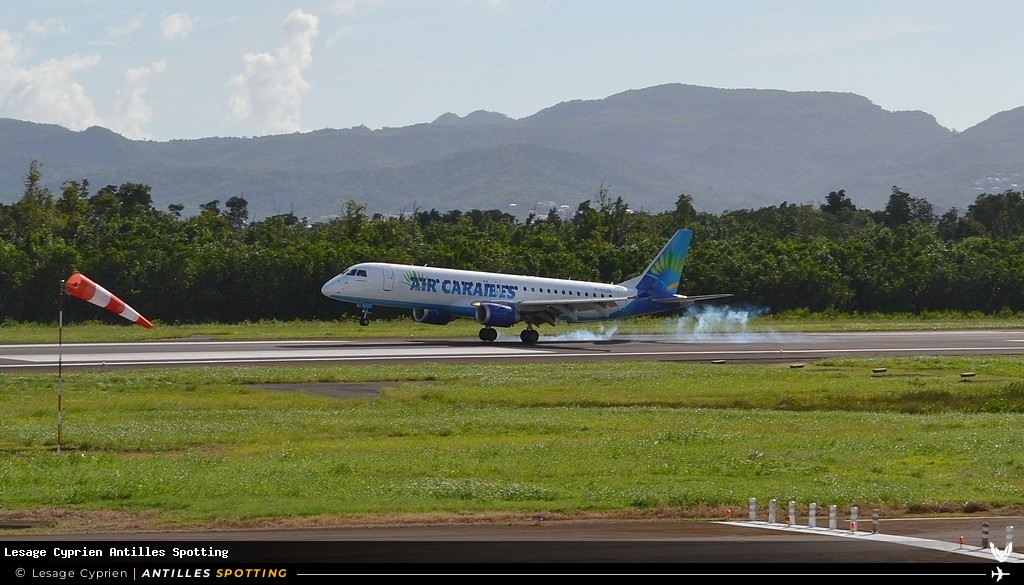 F-OSUD · Embraer E190, Air Caraïbes, Martinique – Aimé Césaire