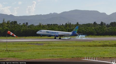 F-OSUD · Embraer E190, Martinique – Aimé Césaire