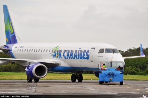 F-OSUD · Embraer E190, Pointe-à-Pitre – Maryse Condé