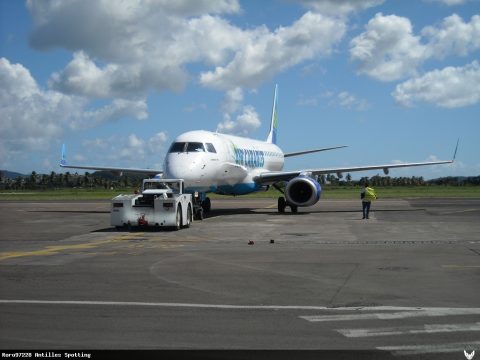 F-OSUD · Embraer E190, Martinique – Aimé Césaire