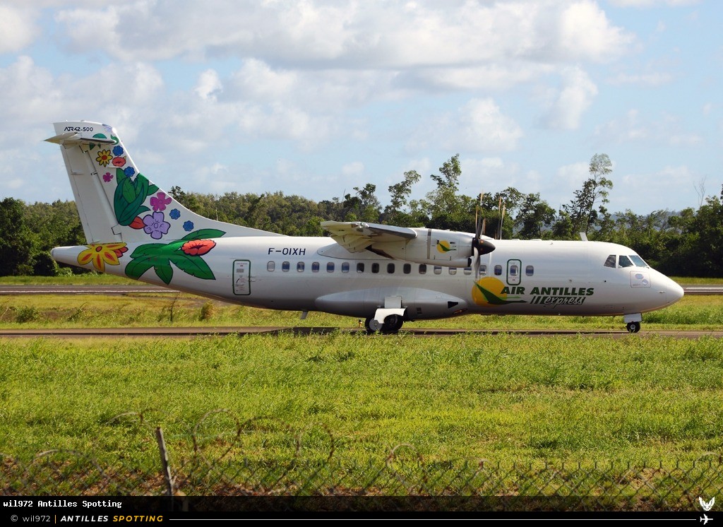 F-OIXH · ATR 42-500, Air Antilles Express, Martinique – Aimé Césaire