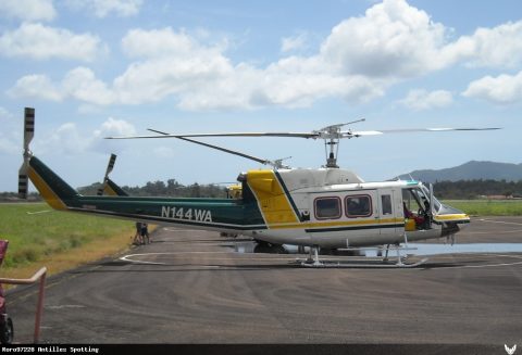 N144WA · Bell 212, Martinique – Aimé Césaire