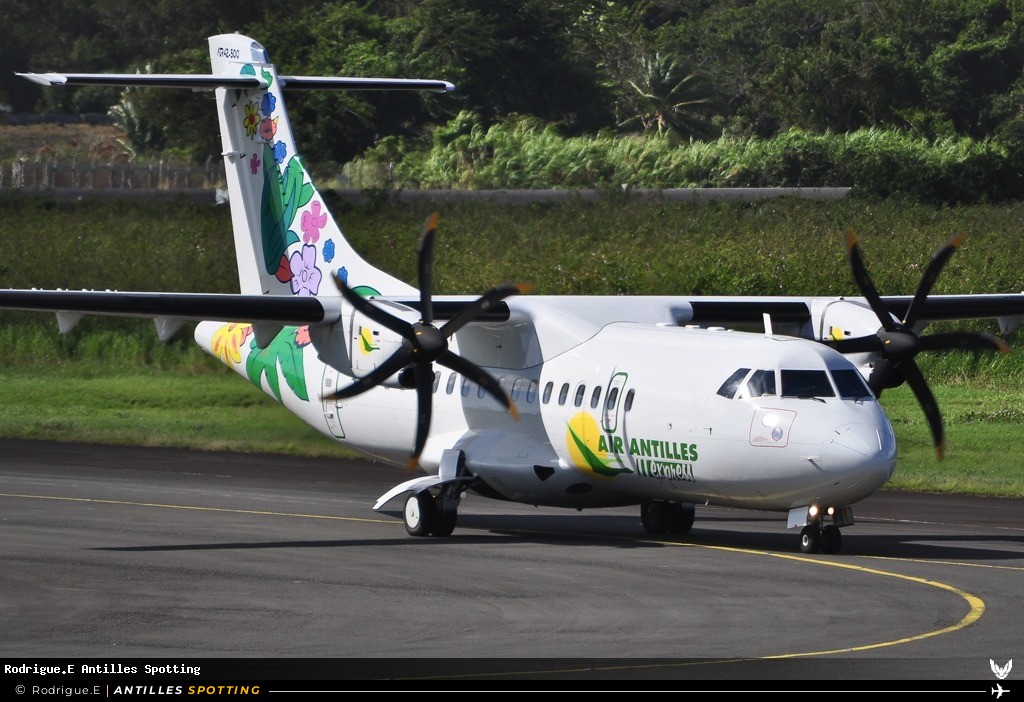 F-OIXH · ATR 42-500, Air Antilles Express, Pointe-à-Pitre – Maryse Condé
