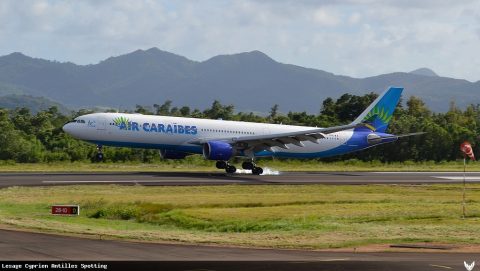 F-OONE · Airbus A330-300, Martinique – Aimé Césaire