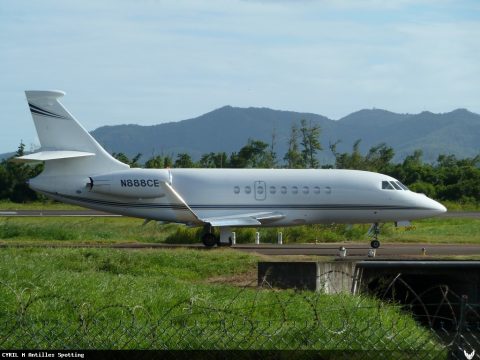 N888CE · Dassault Falcon 2000, Martinique – Aimé Césaire