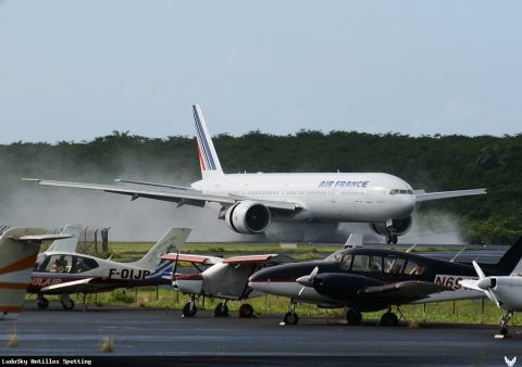 F-GSQP · Boeing 777-300ER, Pointe-à-Pitre – Maryse Condé