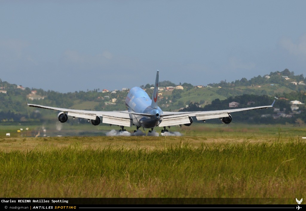 F-HSEA · Boeing 747-400, Corsairfly, Martinique – Aimé Césaire