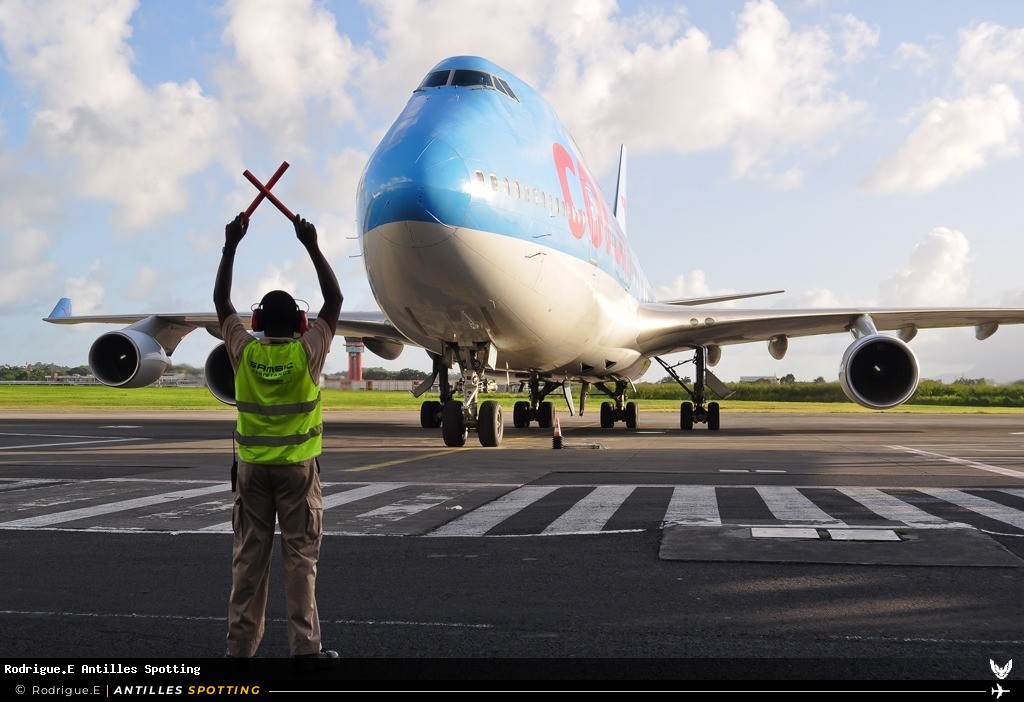 F-HKIS · Boeing 747-400, Corsairfly, Pointe-à-Pitre – Maryse Condé