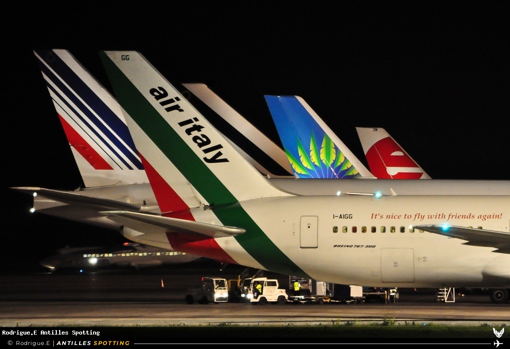 I-AIGG · Boeing 767-300, Air Italy, Pointe-à-Pitre – Maryse Condé