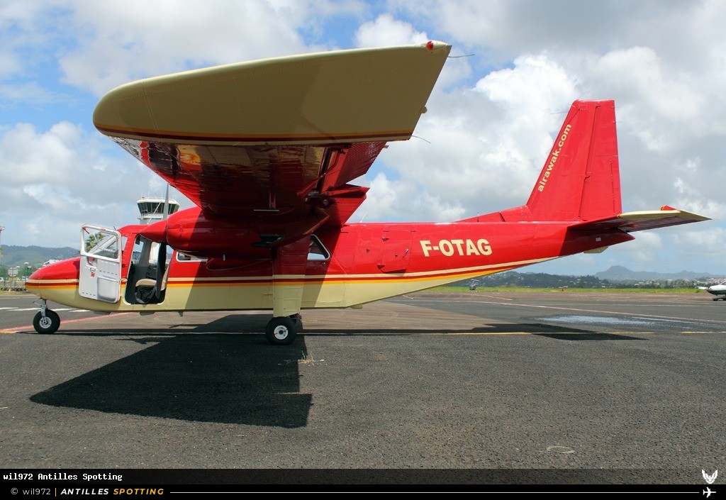 F-OTAG · Britten-Norman BN-2 Islander, Airawak, Martinique – Aimé Césaire