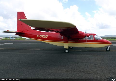 F-OTAG · Britten-Norman BN-2 Islander, Martinique – Aimé Césaire