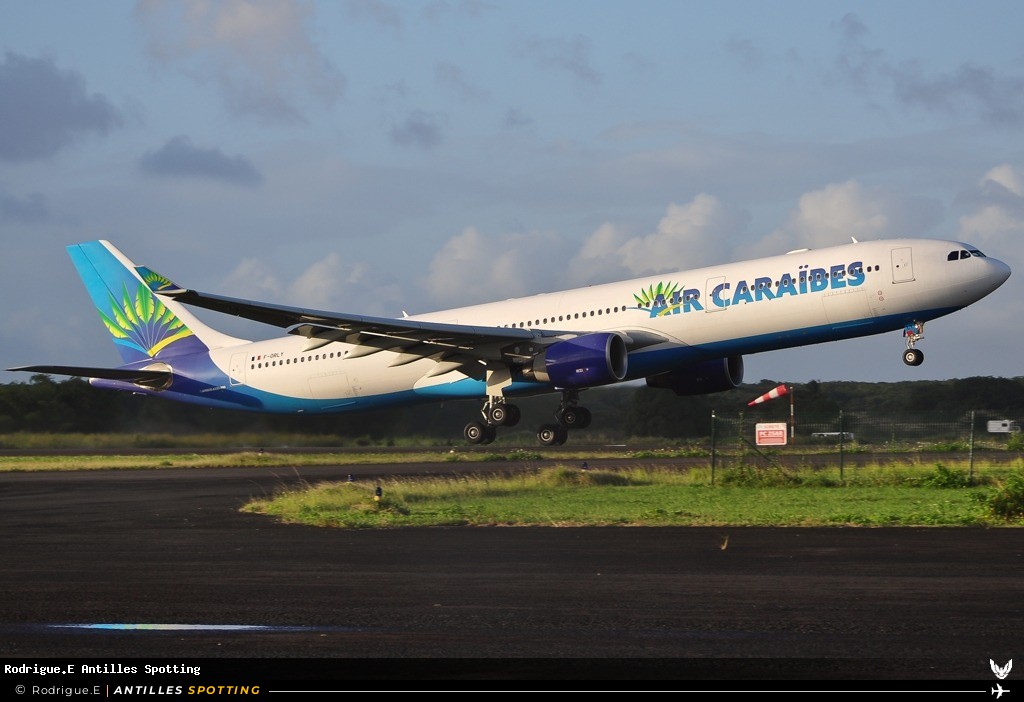 F-ORLY · Airbus A330-300, Air Caraïbes, Pointe-à-Pitre – Maryse Condé