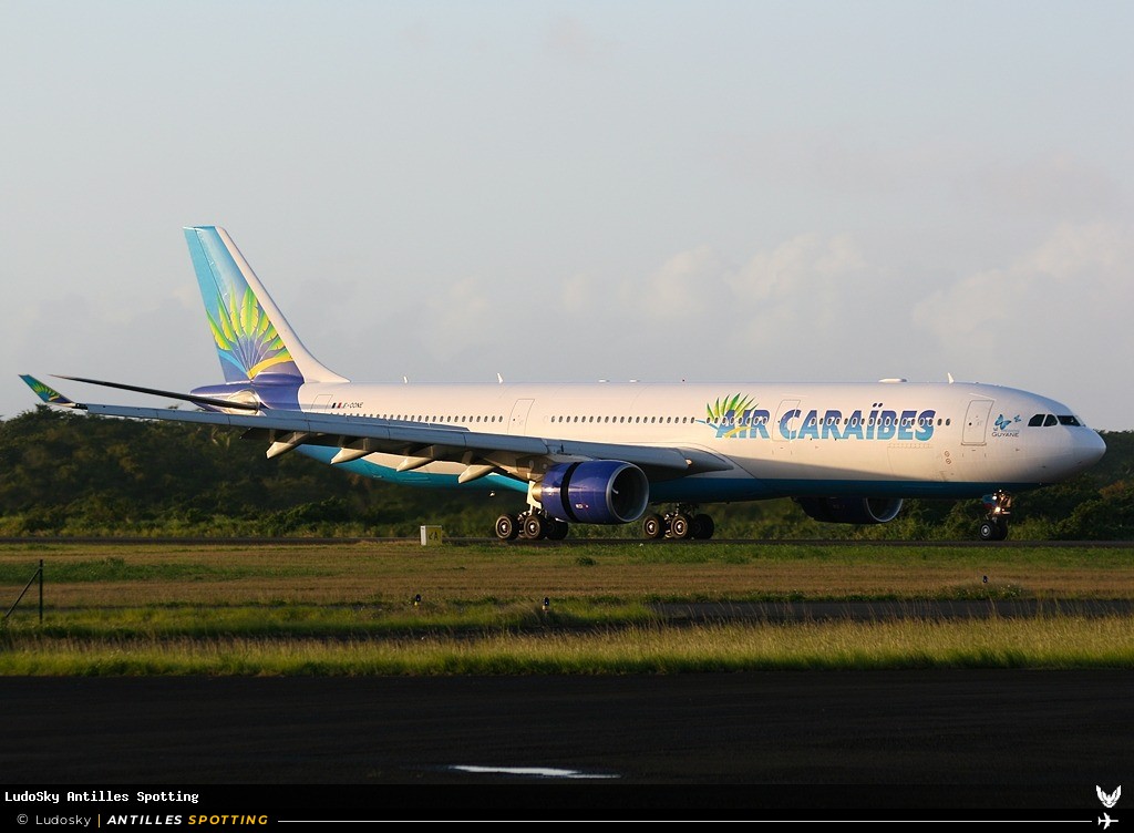 F-OONE · Airbus A330-300, Air Caraïbes, Pointe-à-Pitre – Maryse Condé