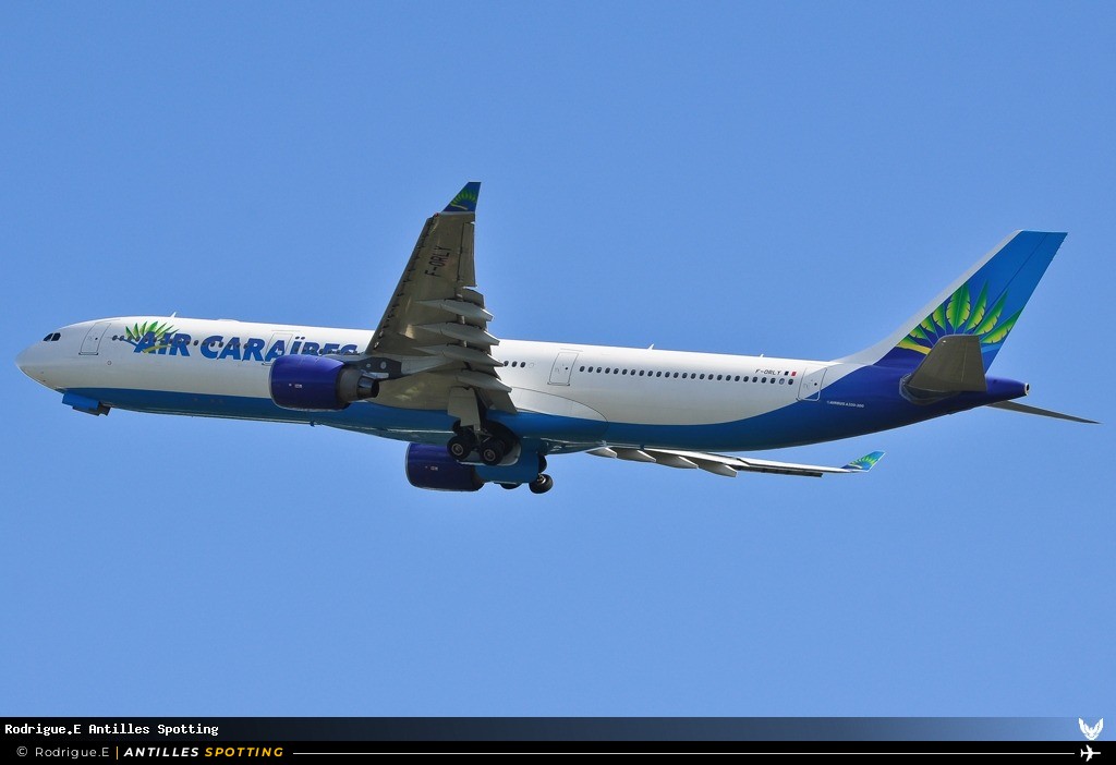 F-ORLY · Airbus A330-300, Air Caraïbes, Pointe-à-Pitre – Maryse Condé
