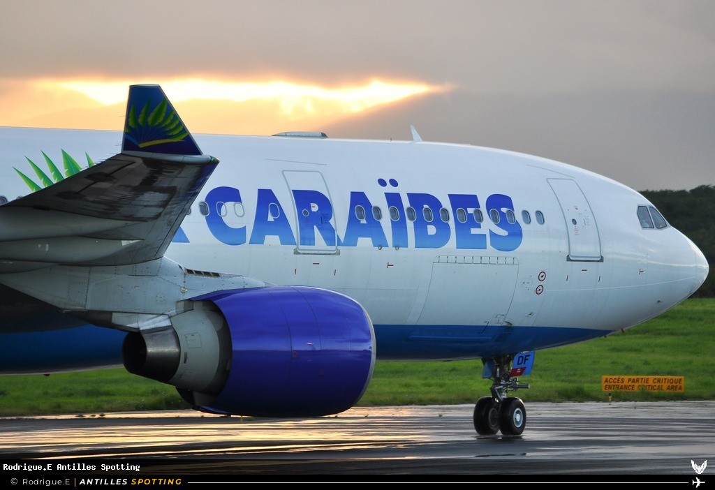 F-OFDF · Airbus A330-200, Air Caraïbes, Pointe-à-Pitre – Maryse Condé