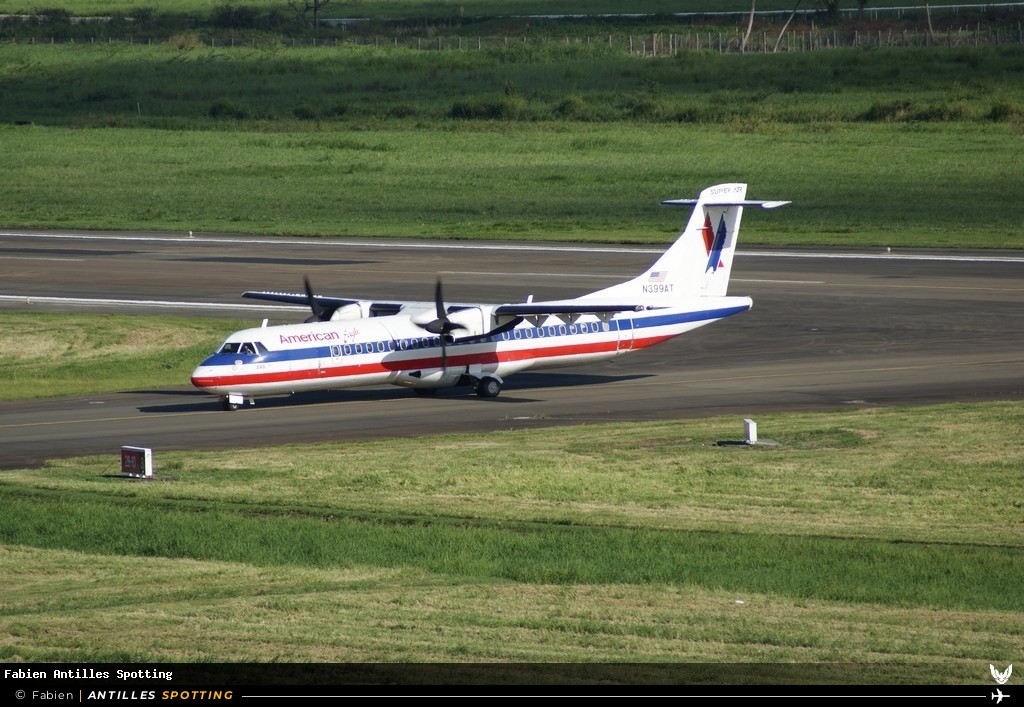 N399AT · ATR 72-200, American Eagle, Martinique – Aimé Césaire