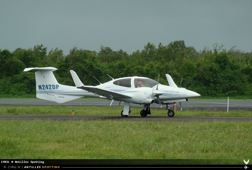 N242DP · Diamond DA42, Privé, Martinique – Aimé Césaire