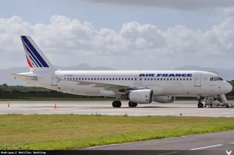 F-GKXC · Airbus A320, Pointe-à-Pitre – Maryse Condé