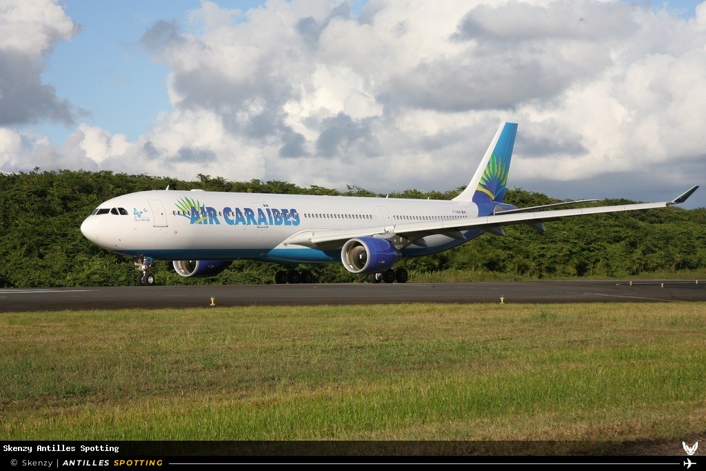 F-OONE · Airbus A330-300, Air Caraïbes, Pointe-à-Pitre – Maryse Condé