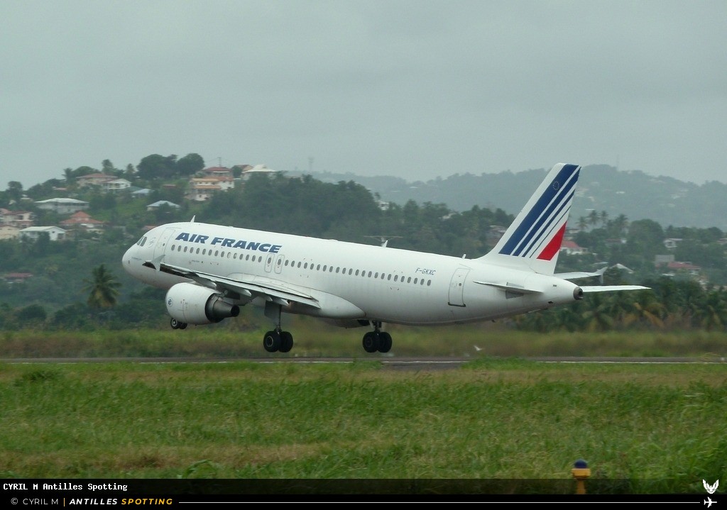 F-GKXC · Airbus A320, Air France, Martinique – Aimé Césaire