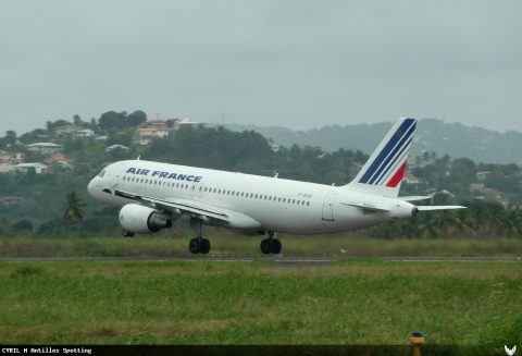 F-GKXC · Airbus A320, Martinique – Aimé Césaire