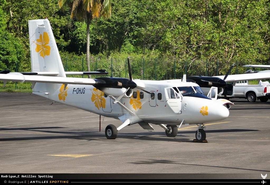 F-OHJG · De Havilland Canada DHC-6 Twin Otter, Air Antilles Express, Pointe-à-Pitre – Maryse Condé