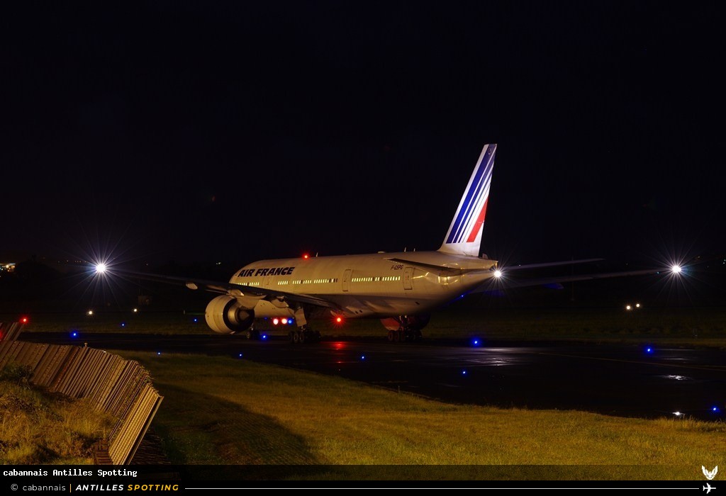 F-GSPG · Boeing 777-200, Air France, Martinique – Aimé Césaire