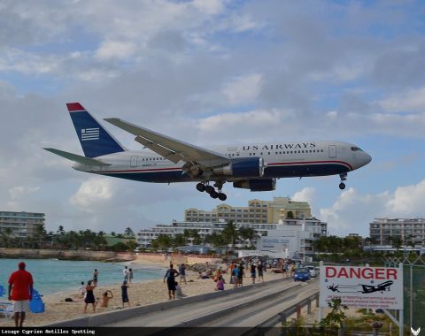 N248AY · Boeing 767-200, Sint Maarten – Princess Juliana